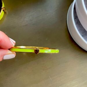 Lime green Kate spade bangle